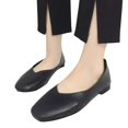 thumbnail image 2 of Vedolay Ladies Casual Shoes Shoes for Ladies's Soft Comfy Non-Slip Walking Loafers,Black 6.5, 2 of 5