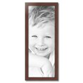 thumbnail image 2 of ArtToFrames 14" x 37" Honors Mahogany with Gold Picture Frame, 14x37 inch Brown Wood Poster Frame (WOM-5156), 2 of 7