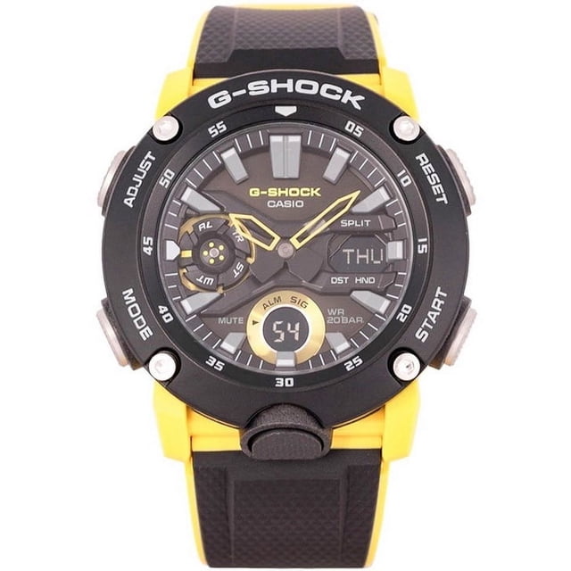 Casio G-Shock Carbon Core Guard Digital Analog Black Dial Quartz GA-2000-1A9 GA2000-1A9 200M Men's Watch