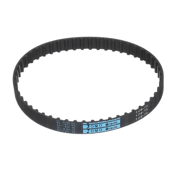 104XL 037 Timing Belt 52 Teeth Rubber Geared Cogged Belt, 0.37" Width, 0.20" Pitch