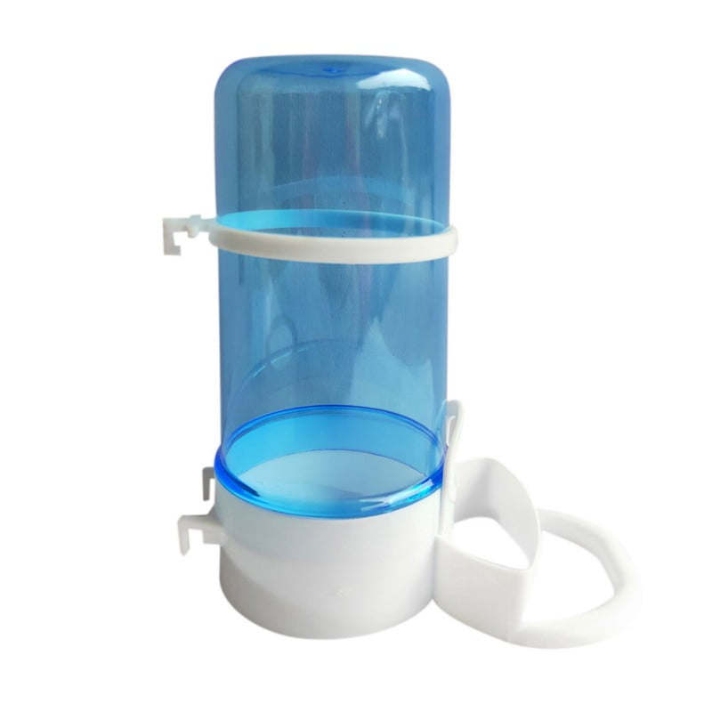 4PC Bird Pet Water Drinker Dispenser Feeder Dish Bowl Bottle Waterer Clip Cage 