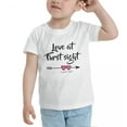 thumbnail image 3 of Love At First Sight Cute Toddler Tshirts for Boys Girls (White, Youth M), 3 of 5