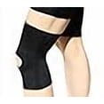 thumbnail image 2 of Alpha Medical Open Patella Compression Support Knee Brace Sleeve With Anti-Roll Support Stays – Knee Stabilizer – Knee Pain Relief (Medium Black), 2 of 4