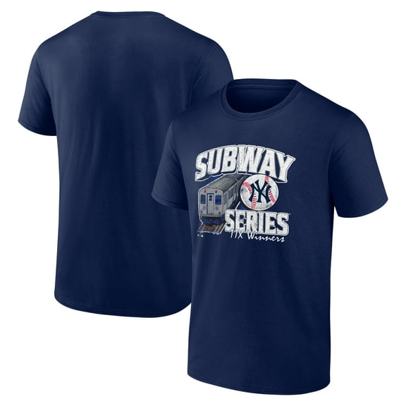 Men's Navy New York Yankees 11-Time Subway Series Winners T-Shirt