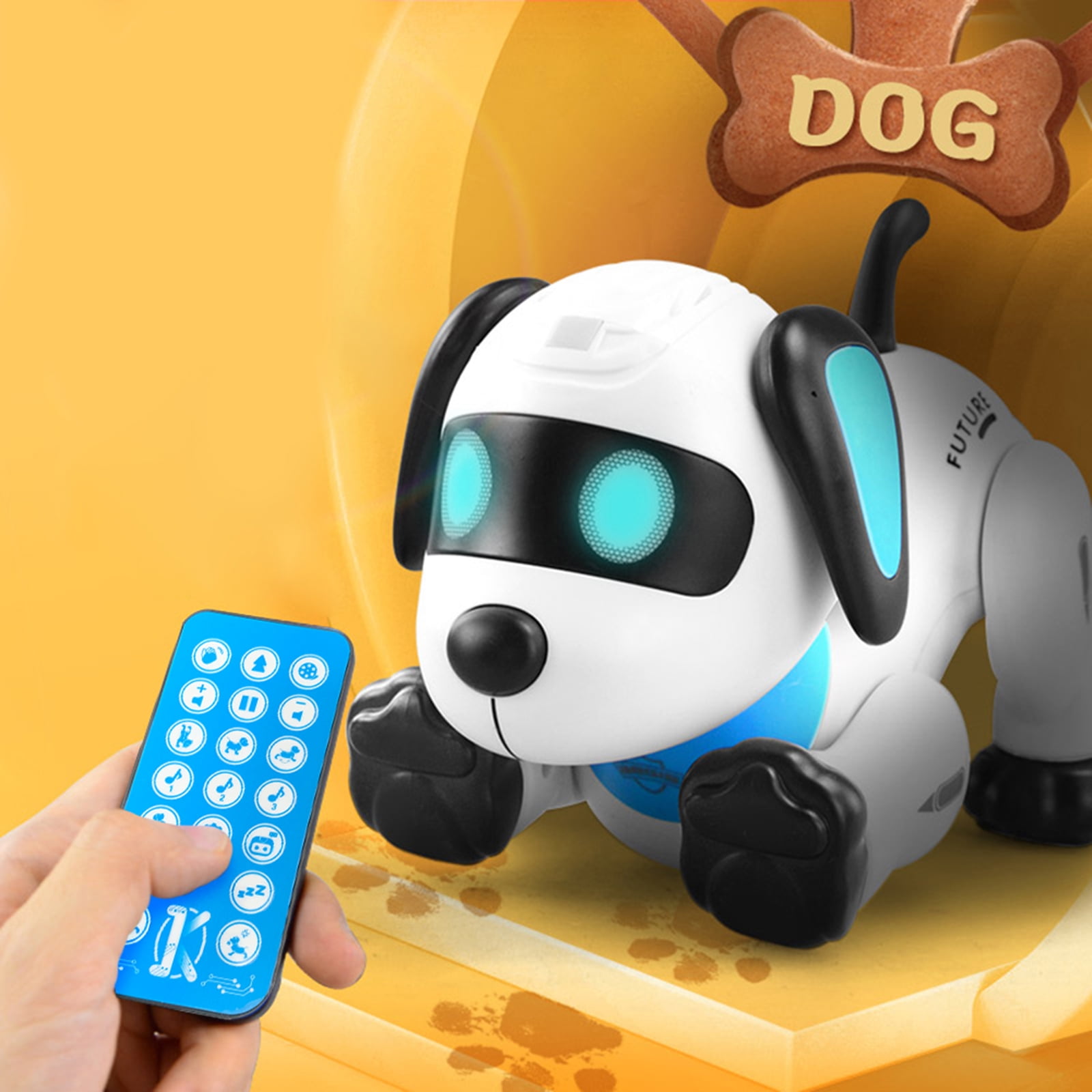 Dimple dimple dc13991 interactive robot puppy with wireless remote control kids  robotic toy electronic pet rc animal dog toy #1 for