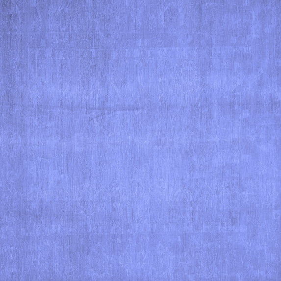 Ahgly Company Indoor Square Abstract Blue Modern Area Rugs, 5' Square