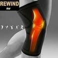 thumbnail image 3 of Compression Knee Sleeve Black Medium - Knee Brace for Men & Women Anti-Slip, Power -16.0-17.75 inches- 1, 3 of 9
