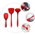 thumbnail image 3 of Monyance Kitchen Supply 3-Piece Silicone Utensil Set for Cooking and Grilling(12.99X3.94X0.59Inches), 3 of 11