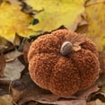 thumbnail image 6 of Mini Pumpkins Decor Artificial Fleece Fabric Small Tiny Pumpkins Fall Autumn Decor for Home Farmhouse Harvest Thanksgiving Decorative, 2.3X3.7in, 6 of 6