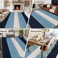 thumbnail image 5 of Area Rug for Living Room, Green Wood Grain Non-Slip Indoor Ex Large Carpet for Bedroom/Dining Room, Rustic Retro Wooden Plank Farmhouse Washable Low-Profile Rectangle Floor Runner Rugs - 8 x 10 Ft, 5 of 7