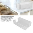 thumbnail image 3 of Paper Hand Towel Tray, Modern 9.5x5.5x2.5in Easy Access Clear Napkin Storage Holder Acrylic  For Dining, 3 of 8