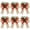 B, variant on Bows For Christmas Tree,Red Christmas Bows With Pine Cones Pine Needles Xmas Velvet Bows Black And Red Ribbon Christmas Tree Wreath Decoration For Xmas Parties Indoor Outdoor Crafts Diy Decor(6pcs)