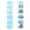 Blue, variant on ASKITO 2 Pack Hanging Basket Organize, 5 Tiers Large Stuffed Animal Net Organizer, Foldable Space Saver Bags Plushie Basket Organization Holder Room Bedroom Playroom Wardrobe Wall, Navy Blue