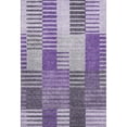 thumbnail image 2 of Addison Rugs Mayfield Washable Transitional Striped Purple Rectangle Rug, 2'6" x 3'10", 2 of 6