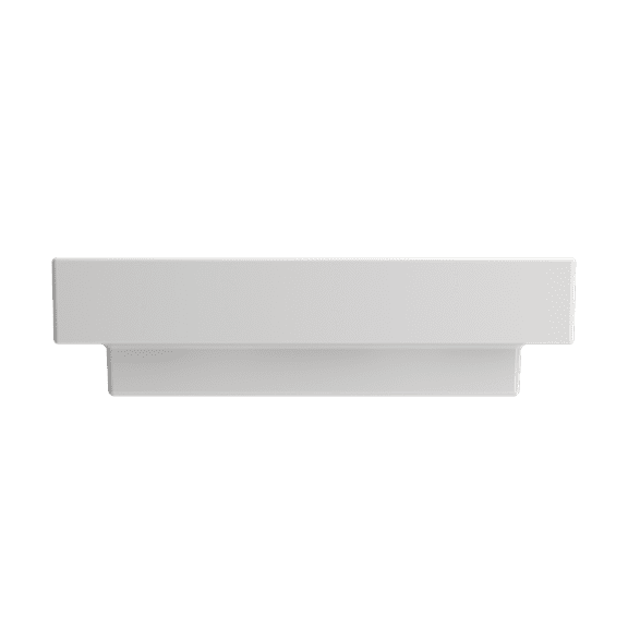 BOCCHI 1077-001-0126 Scala Arch 23.75 Wall-Mounted Fireclay Sink In White