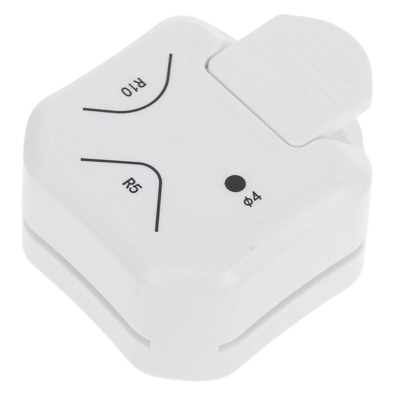 ELAYARD Multifunctional White Corner Rounder Punch with Embossing for Paper Crafts Scrapbooking and Card Making