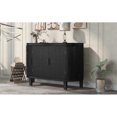 thumbnail image 3 of Accent Storage Cabinet Sideboard,  Cosymart Wooden Cabinet with Antique Pattern Doors for Hallway, 3 of 9