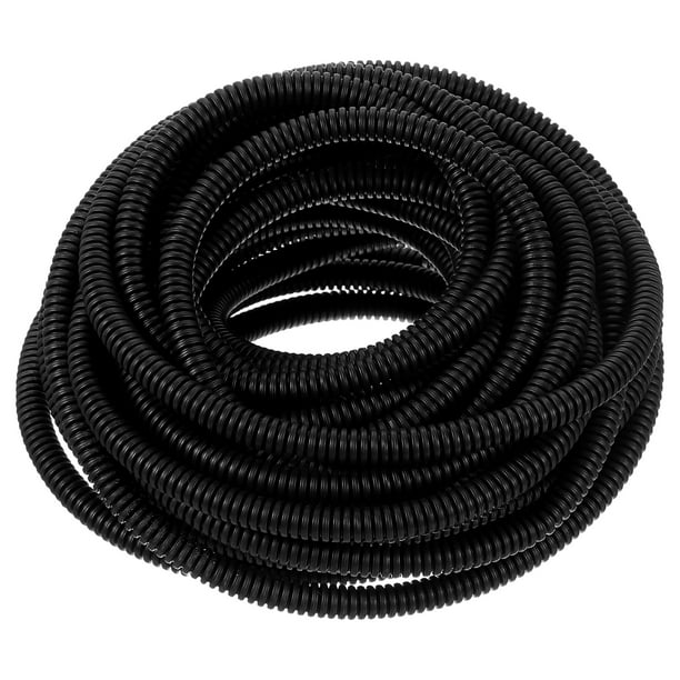 Tubería de manguera Uxcell 26FT - Protector de cable de 3/16 pulgadas, fundas flexibles para cubrir cables eléctricos