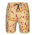 thumbnail image 3 of Fuzoiu Halloween Elements Print Men's Beach Shorts,Men's Swim Trunks,Quick Dry Board Shorts with Pockets,Men's Bathing Suits for Surfing, Running, and Casual Wear-XX-Large, 3 of 6