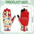 thumbnail image 2 of Hengguang Gardening Gloves for Women - Thorn Proof & Puncture Resistant, Breathable Floral Gloves for Rose Pruning,Mother's Day Gift (Floral Design), 2 of 7