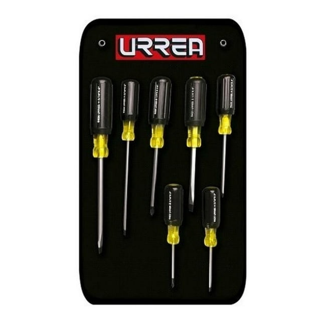 Juego de 7 Destornilladores Cushion Grip Combinado Urrea 9400A