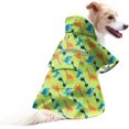 thumbnail image 1 of Large Dog Waterproof Adjustable Rain Poncho Lightweight Reflective Pink XXL, 1 of 6