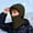 Army Green, variant on RTKFRFLM Kids Warm Balaclava Mask Winter Cycling Face Cover and Neck Warmer Pink 8-12 Years