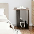 thumbnail image 4 of Gymax Side Table 2 Tier Sofa Couch Table Compact C-shape End Table Snack Coffee Table, 4 of 9