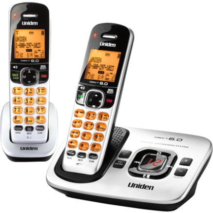 Uniden DECT 6.0 1.90 GHz Cordless Phone, Silver