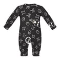 thumbnail image 5 of Badtz Maru Baby Footless Rompers, Long Sleeve Baby Onesie Jumpsuit for Boys Girls, 5 of 8