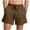 Brown Mens Shorts, variant on OSFVNOXV 100% Cotton Shorts for Men Summer Work Shorts Stretch High Waisted Drawstring Lounge Sleep Shorts with Multi-Pockets