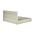 thumbnail image 4 of Abbey Queen Platform Bed Frame in Grey Oak Wood, 4 of 9