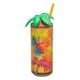 thumbnail image 1 of 16OZ CAN TOPPER- COLORFUL PALMS, 1 of 4