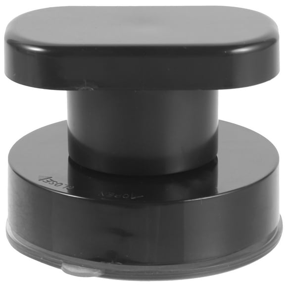 icolorfuled Adhesive Knobs for Decor Black Plastic Drawer Handles Door Cabinet Hardware 1.5 Inch