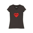 thumbnail image 4 of Charlotte Love Women's Jersey Short Sleeve V-Neck Tee, 4 of 10