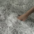 thumbnail image 3 of SAFAVIEH Venice Solid Shag Runner Rug, Silver, 2'3" x 10', 3 of 9