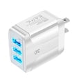 thumbnail image 2 of Latrodar US QC 3.0 Charger 2.1A USB Plug Three Power Ports Travel Charger For Phone Safety Guaranteed White Home Tools, 2 of 5