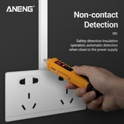 ANENG VD802 Non-contact AC Voltage Detector Tester Meter 12V-1000v Pen Style Electric Indicator LED Outlet Wit Yellow
