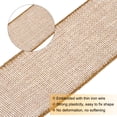 thumbnail image 3 of Burlap Ribbon Fabric Wired Edge Ribbons Golden 2-2/1 Inch x 10 Yard Wired Ribbon for Gift Wrapping,With Roller, 3 of 6