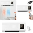 thumbnail image 3 of LYCAQL Air Conditioner, Wall Mounted Air Conditioner and Heater, Portable Air Conditioners No Windows Needed,Mini Split Heating System Air Supply Fan Unit, Remote for Bedroom Indoor Living Room, 3 of 6