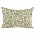 thumbnail image 2 of Green Floral King Size Pillow Cover, Pillowcase Protectors with Zipper, Breathable Decorative Throw Pillow Case Cover, Vintage Rustic Botanical Spring Pillow Shams for Couch Sofa 20x36Inch, 2 of 8