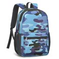 thumbnail image 2 of 17 Inch Lightweight Backpack,PVC Waterproof Oxford Fabric, Ergonomically Designed, with Large Capacity, Camouflage Print, 2 of 5