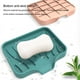 thumbnail image 2 of Billuyoard Caja de jabón Suministros de baño Soporte para platos Mano de obra fina multicolor Filtro de tamaño compacto Impermeable Estilo simple Juegos de accesorios de baño Verde Pequeño Billuyoard HA082365-09, 2 of 6