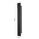 thumbnail image 3 of Aplique de pared LED moderno con cable | Iluminación interior blanca cálida para sala de estar, dormitorio y baño | Acabado metálico negro o blanco | 15 W de bajo consumo, 3 of 6