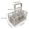 thumbnail image 4 of Dishwasher Cutlery Basket  Dishwasher Silverware Cutlery Basket Foldable Dishwasher Basket Replacement Rack Accessory Cutlery Holder for Dishwasher Kitchen Fork Spoon, 4 of 10