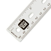 Pen+Gear 12 Plastic Ruler – Clear, Bulk pack Available , recommend for Middle School, High School, College,