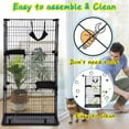 67 inch Cat Playpen Cage Cat Kennel Large Cat Cage Playpen Cat Crates