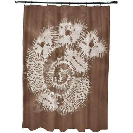 Simply Daisy 71 X 74 Conch Animal Print Shower Curtain Walmart Com