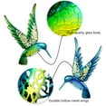 thumbnail image 3 of HONGLAND Metal Hummingbird Wall Art - 15" Bird Decor for Patio Fence (2-Pack in Blue and Green) - Perfect for Adding Charm and Vibrancy to Your Outdoor Space!, 3 of 6