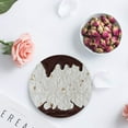 thumbnail image 4 of RYLABLUE Pancake Food Chocolate Sauce Set of 4 Round Coaster for Drinks, Absorbent Ceramic Stone Coasters Cup Mat with Cork Base for Home Kitchen Room Coffee Table Bar Decor, 4 of 5